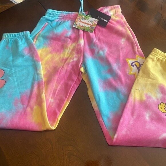 Rugrats Junior's Size S Pink Pull On Jogger Pants sweatpants unisex adult New - Picture 13 of 16